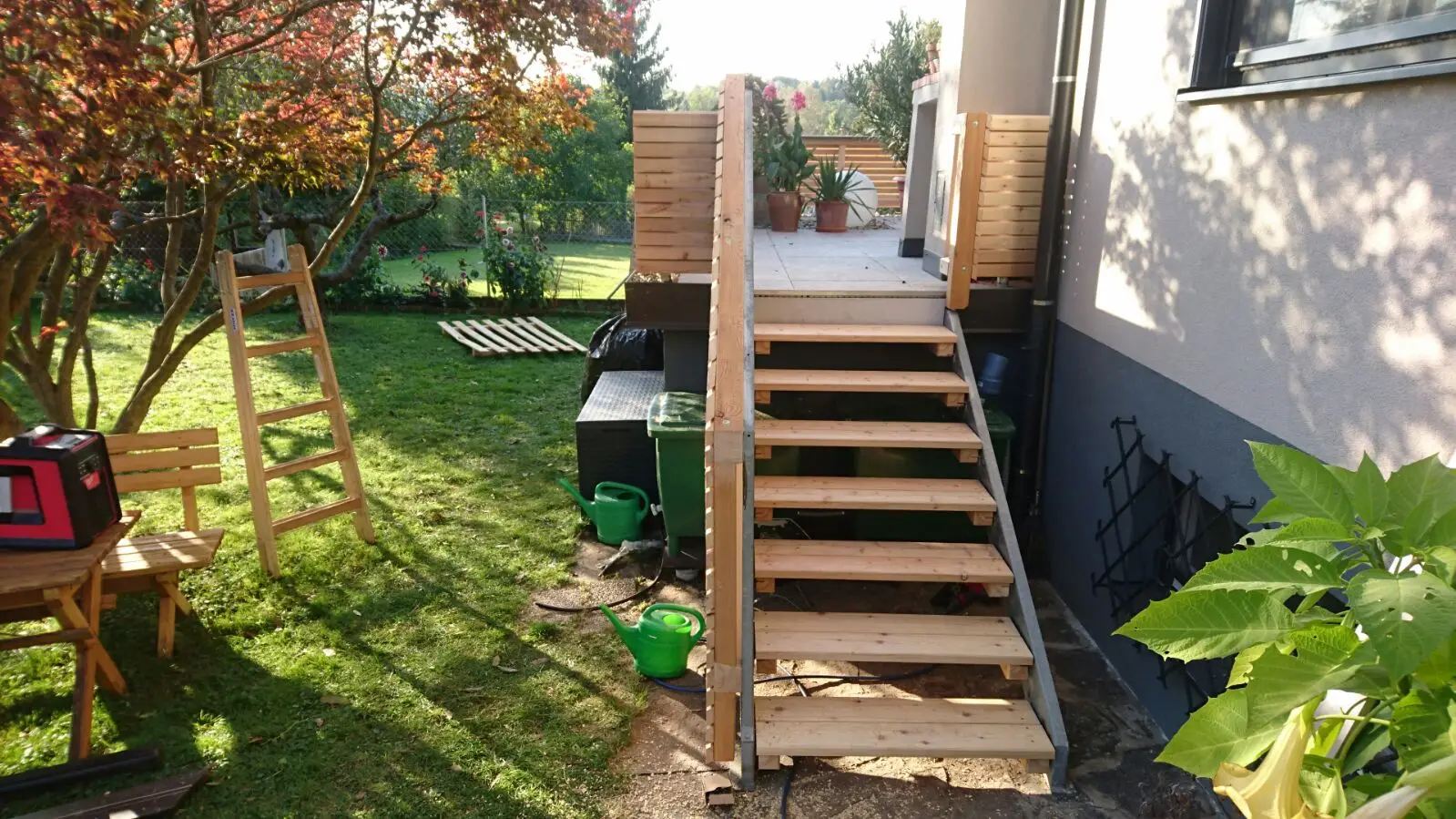 Aufgang zur Terrasse