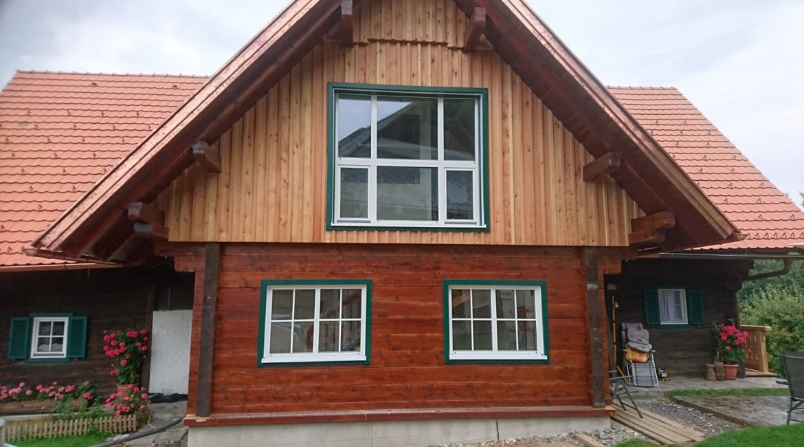 Deckleisten Giebelschalung