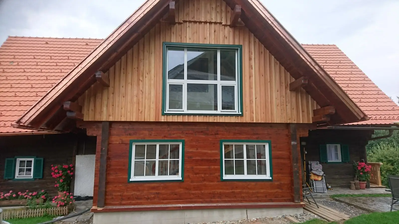 Deckleisten Giebelschalung