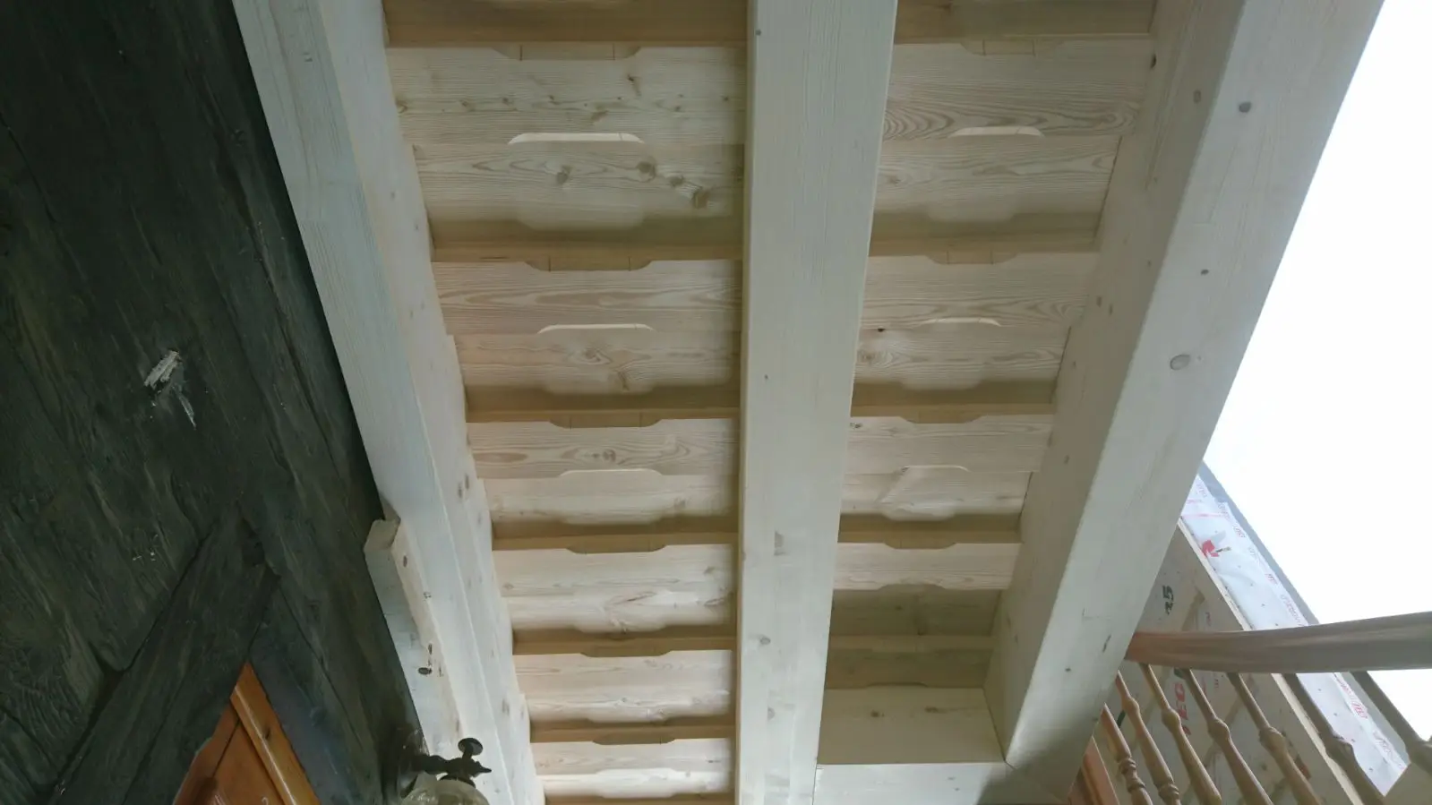 Holztramdecke