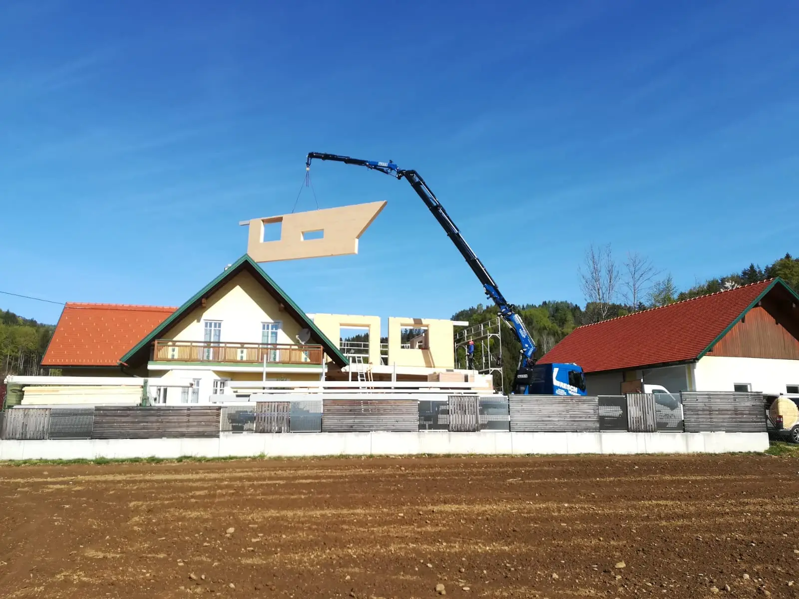 Zubau in Holzriegelbauweise in Bad Schwanberg