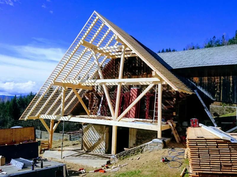 Dachstühle Zubau Umbau