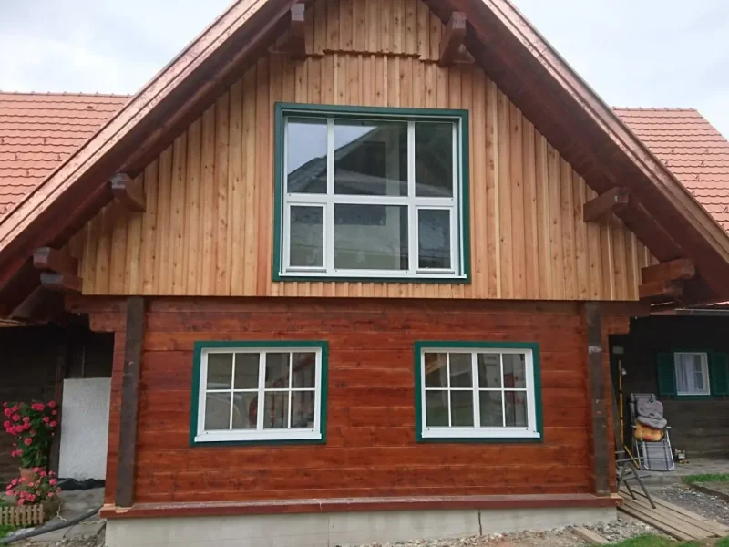 Deckleisten Giebelschalung