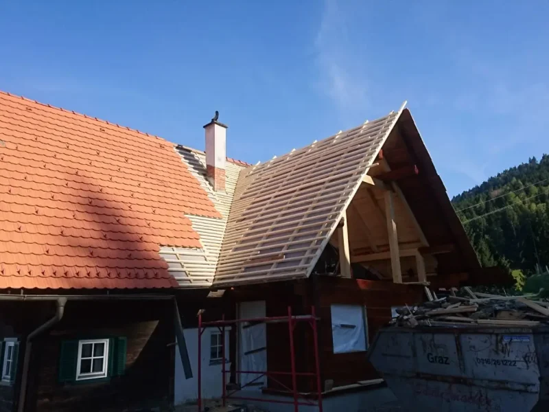 Wohnhauserweiterung - Giebelzubau